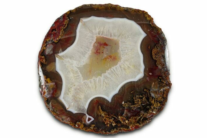 Polished Banded Agate Nodule - Kerrouchen, Morocco #326531